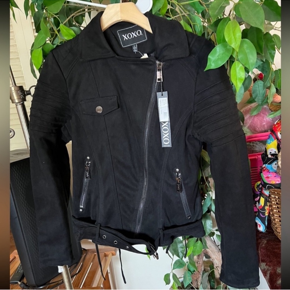 XOXO Black Moto Jacket